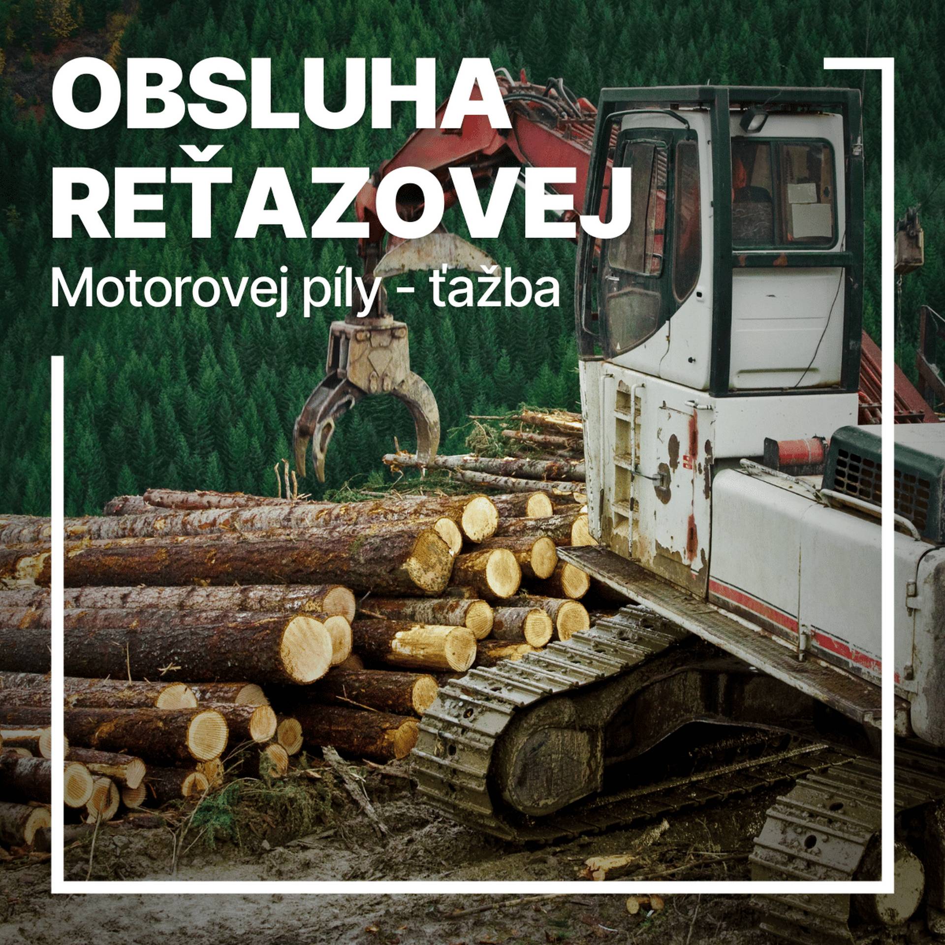 Obsluha retazovej motorovej pily tazba - Global Education Centre